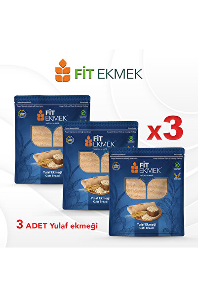fit 3'lü Yulaf lavaş ekmeği