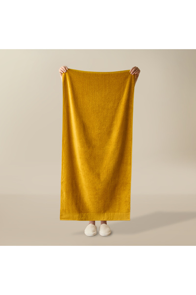 Evidea Μαλακή Πετσέτα Μπάνιου Premium - Μουστάρδα - 70x140 cm