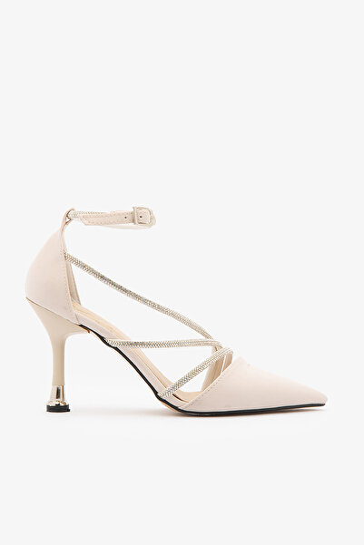 SAYL بيج ساتان حجر متقاطع حزام الكاحل خنجر