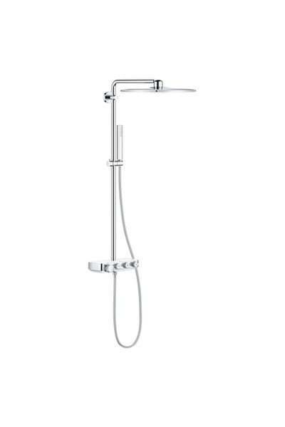 Grohe Euphoria SmartControl System 310 Cube Duo wall-mounted thermostatic shower system