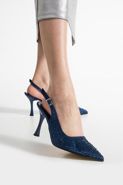 SHOW LİFE S.M.R STONE SATIN (9CM) PANTOFI DE DAMA