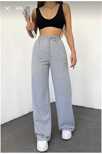 UYN SPORT Γυναικεία φόρμα casual ρούχα σε γκρι χρώμα, μοντέλο baggy