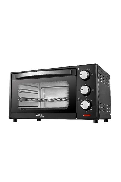 Zilan Cuptor electric Zilan ZLN-0973 RODIN, 1200 W, 15 Litri, Temperatura Reglabila, Geam Duble, Negru