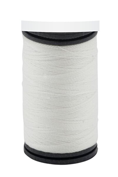 Twin Store حبل خرز غير قابل للكسر 100 متر أبيض 2 قطعة