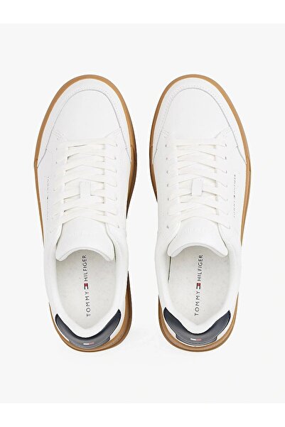 Tommy Hilfiger TH COURT MIX LTH Erkek Sneaker FM0FM05489YBL