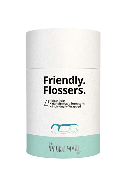 The Natural Family Co Diş Ipi 45'li Paket - Doğal Nane Aromalı