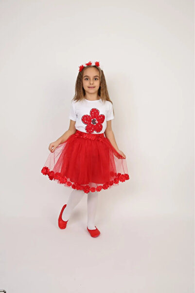 Nacar Kız Çocuk 23 Nisan 29 Ekim Gösteri Kostüm Kıyafeti