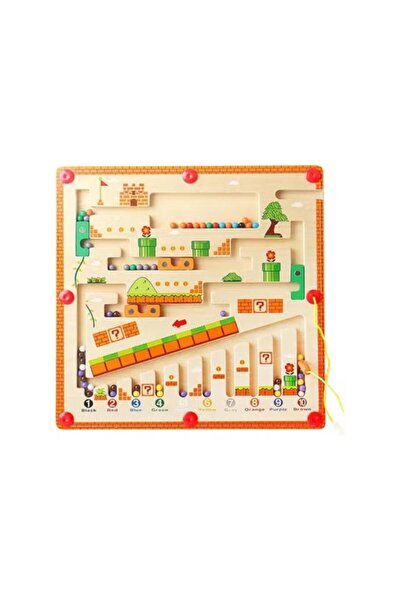 HSM Colorful Magnetic Maze and Numbers, Montessori Toys for Kids Ages 3 and Up,