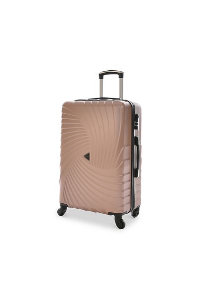 New Travel Hard Luggage Set, ABS Trolley Travel Bag, with Combination Lock and 4 Wheels 869/3P-Rose Gold