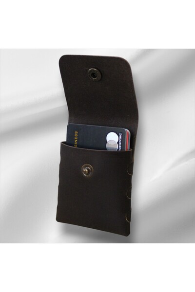 etniko Suport pentru carduri din piele naturală – Design fără cusături, elega...