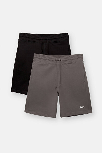 Pull & Bear 2'li STWD jogger bermuda seti