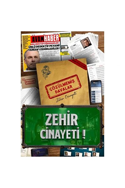 İthaki Yayınları MOLFY ZEHİR CİNAYETİ DEDEKTİF OYUNU 13+