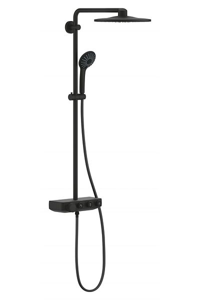 Grohe Grohe Euphoria SmartControl 310 22120KF0 shower system, thermostat, 2 sprays, anti-limescale, Black