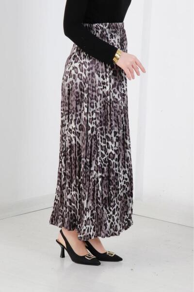 AbiyeSultan Women Hijab Pleated Skirt - Melis Pleated Skirt