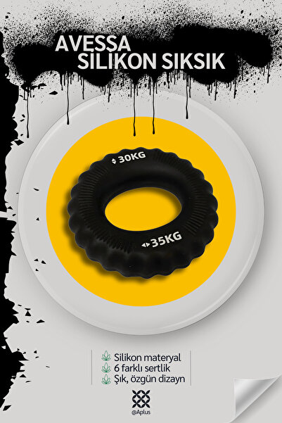 AVESSA Ssr-30-35 kg Silikon El Sıksık Rehabilitasyon ve Spor İçin İdeal – Sil...