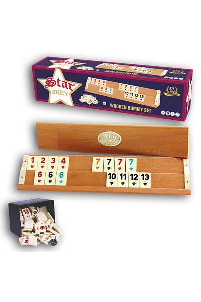 Star Oyun Wooden Okey Set - Star