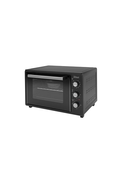 Zilan Cuptor electric Zilan ZLN8894 Negru, capacitate 35 litri, geam dublu, putere 1800 W
