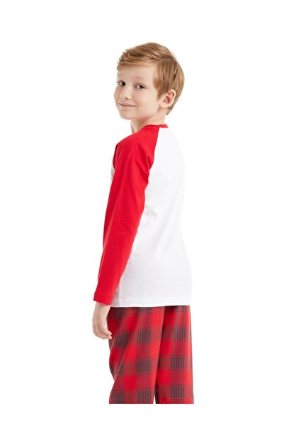 Blackspade Хлопчачий білий піжамний комплект 40561