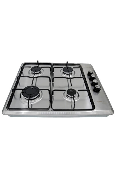 Hausberg Built-in hob HB-580IN, electric ignition, gas, 4 burners, safety system, Stainless steel