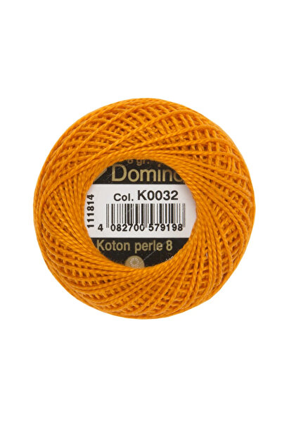 COATS خيط تطريز دومينو كوتون بيرل رقم 8