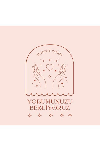 EcoNest 102 Pieces 5X5 cm Art Sticker We Are Waiting for Your Comment Packaging Gift Product