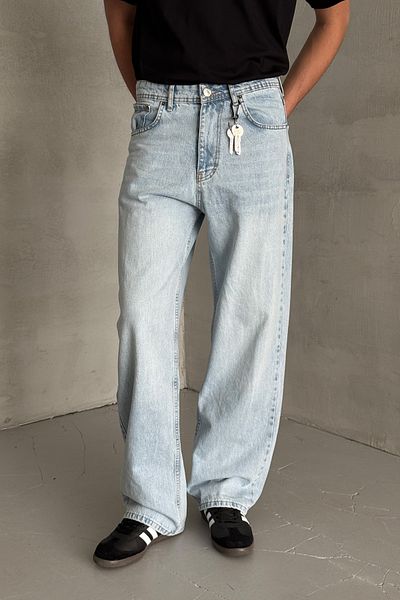 HYMAN Men's Extra Baggy Jeans