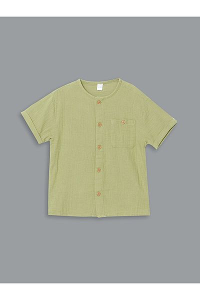 LC Waikiki Lcw Judge Collar Basic Boy's Shirt and Pants 2-Pack