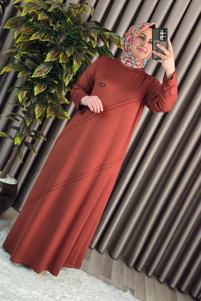 Elmas Tesettür Kadın Tesettür Giyim Büyük Beden Kristal Spor Elbise