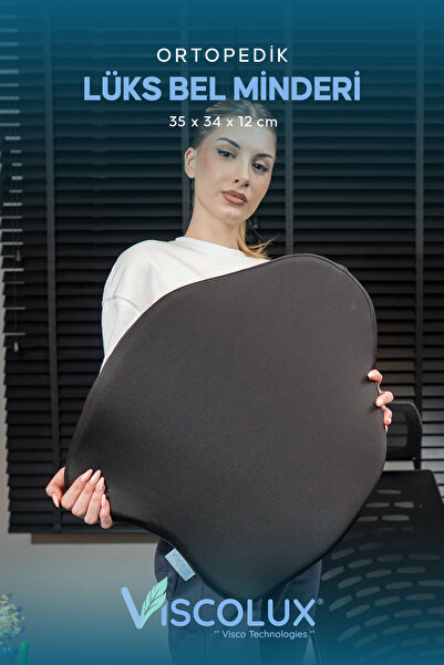 Viscolux Ortopedik Lüks Bel Destek Yastığı - Premium Visco Bel Destek Minderi...