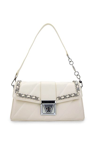 Tamer Tanca Women's Vegan Beige Shoulder Bag