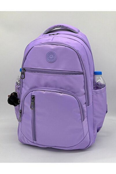 Bevitton Bvt-1710 Lila Suya Dayanıklı Okul Çantası Unisex Günlük Okul Sırt Çantası