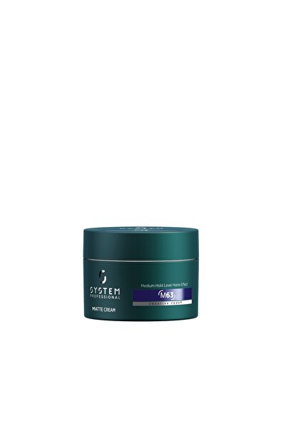 System Professional Man M63 Matte Cream Medium Hold Matte Finishing Cream 80M...