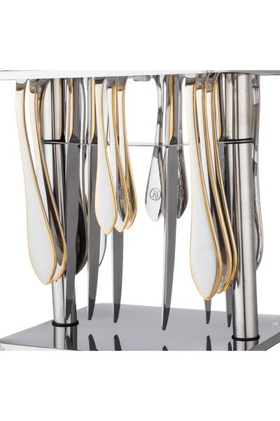 Dania Stainless steel dining spoon set, 24 pieces