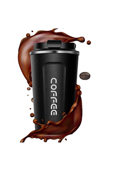 Other كوب قهوة للسفر، أكواب قهوة معزولة بسعة 510 مل مع أغطية، من الفولاذ المق...