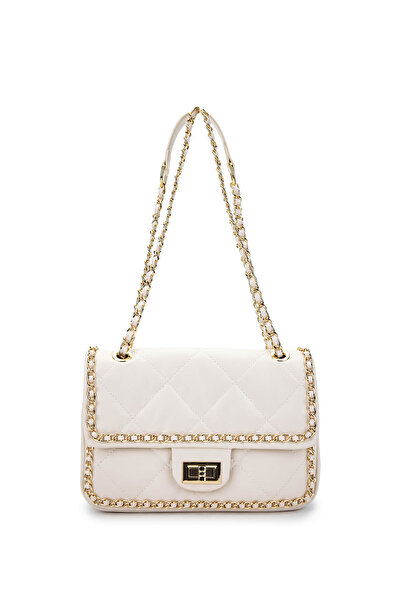 Tamer Tanca Kadın Vegan Bej Omuz Çanta