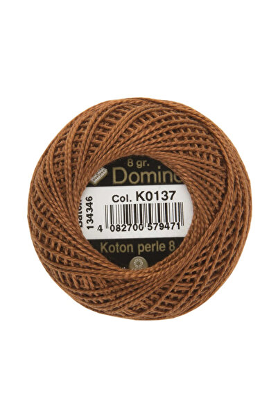 COATS خيط تطريز دومينو كوتون بيرل رقم 8