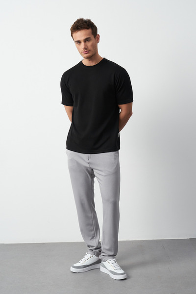 Mesfeno Μοντάλ υφασμάτινο μπλουζάκι με κανονική εφαρμογή με λαιμόκοψη