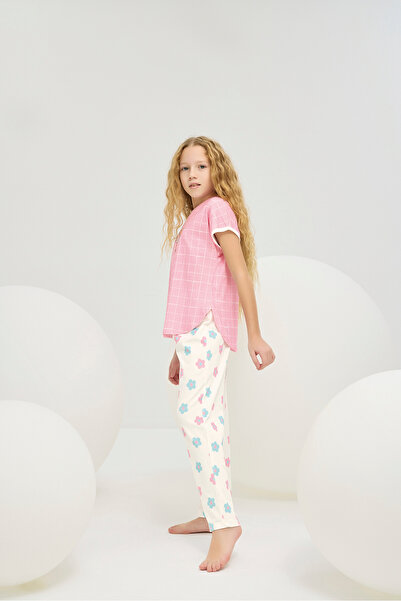 ZEYZEY 8833 Girl's Printed Pajama Set