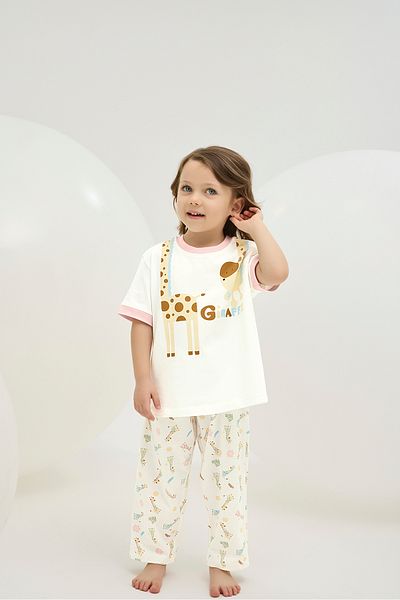 ZEYZEY 8863 GIRL'S. ΣΕΤ ΠΙΤΖΑΜΑ ΕΚΤΥΠΩΣΗΣ