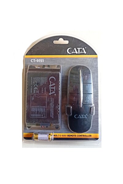 Cata CT-9151 6 LI AVİZE KUMANDASI 6 KANAL UZAKTAN KUMANDA