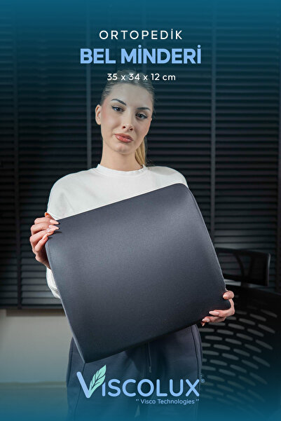 Viscolux وسادة دعم قطني لتقويم العظام - وسادة فيسكو لدعم قطني مريحة في المنزل...