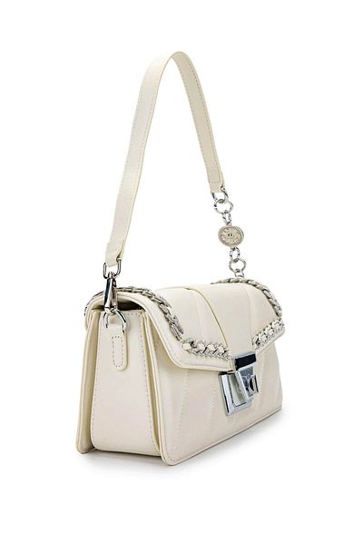Tamer Tanca Women's Vegan Beige Shoulder Bag