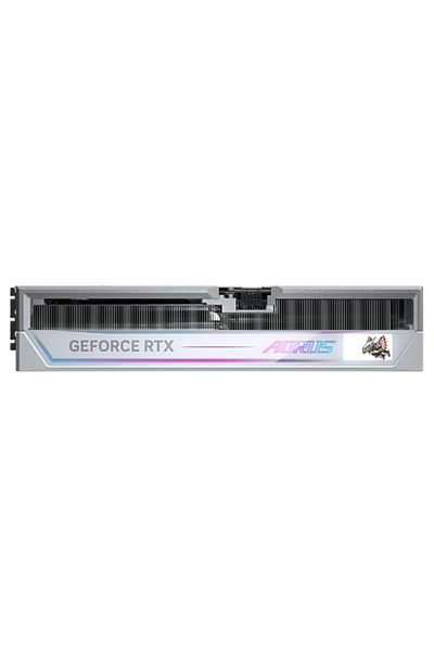 AORUS بطاقة رسومات GIGABYTE AORUS GeForce RTX™ 5090 MASTER ICE سعة 32 جيجابايت باللون الأبيض