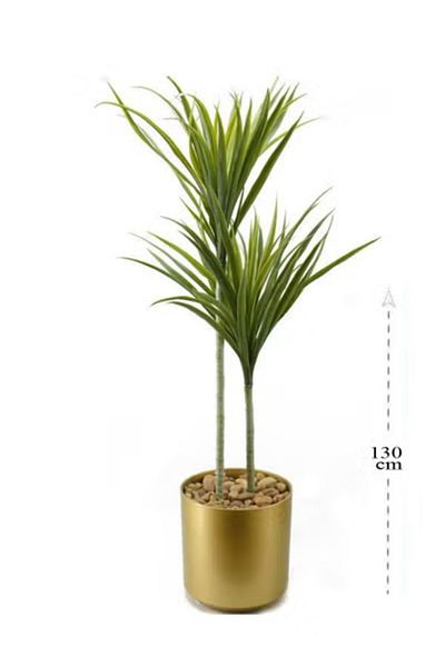 co arma Artificial Cactus Tree Simulation Cactus with Natural Fiber Stand and Stems 130cm High