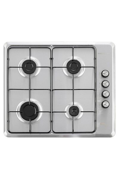 Hausberg Built-in Hob Hb-580in, Electric Ignition, Gas, 4 Burners, Safety System, Stainless Steel