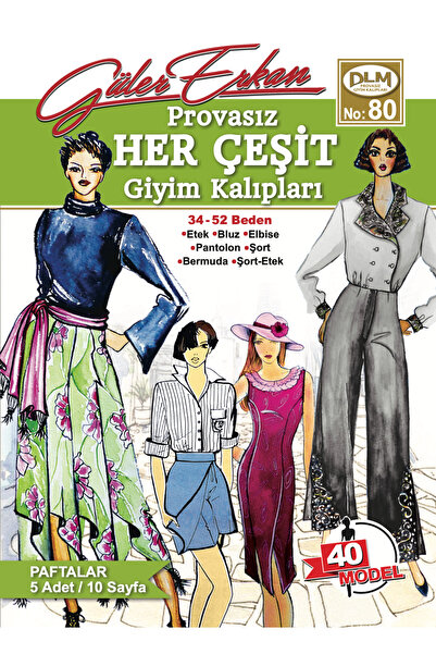 Dilem Yayınevi Güler Erkan No:80 Provasız Her Çeşit Giyim Kalıpları