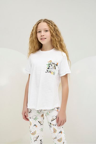 ZEYZEY 8872 Комплект пижама с щампа за момиче