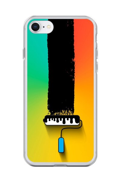 Dali Design حافظة شفافة متوافقة مع هاتف iPhone 6S Plus مع تصميم ملون 1