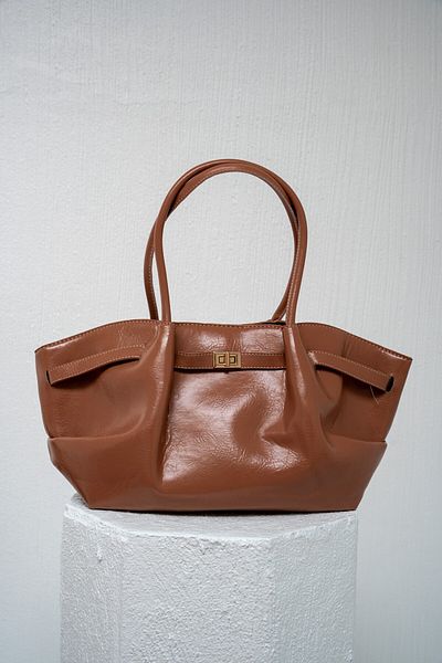 LAMİNTA Γυναικεία τσάντα ώμου Asia Camel Buckle