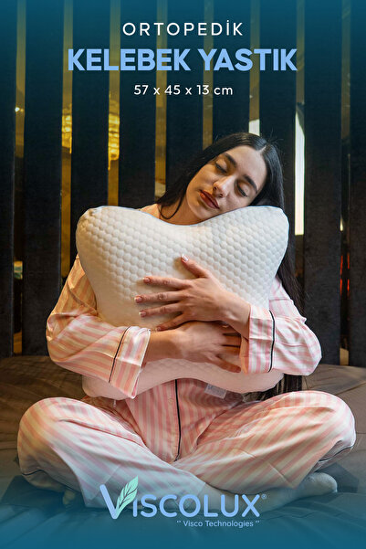 Viscolux Подушка Visco Kelebek - Спеціальна ортопедична подушка Visco з підтр...